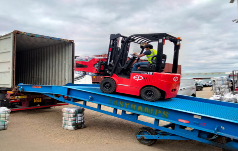 across various weekend getaway 2025 truckload of forklift parts routine use situational image